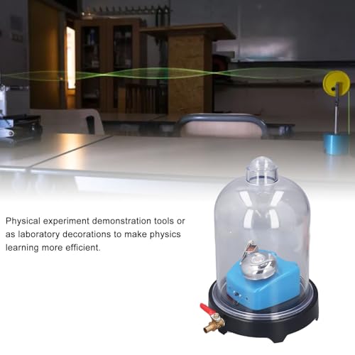 Vacuum Jar, Vacuum Chamber with Pump, Laboratory Plastic Jar Sound Physics Scientific Experimental Tool for Sound Propagation Experiment