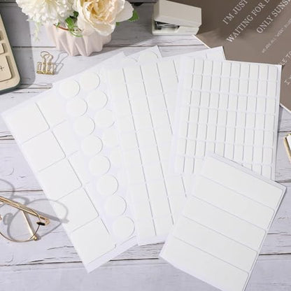 JANYUN 280 Pcs Mounting Putty,Double Sided Sticky Dots Poster Putty Clear - size: 13x8mm Square 280pcs