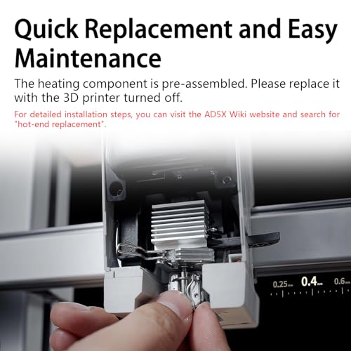 Hotend Heating Assembly for Kobra X 3D Priner Heating Element - style: 1PK