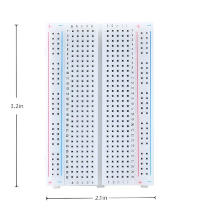 Breadboards Kit 3PCS 830 Point and 6PCS 400 Point Solderless Breadboards for Arduino Projects Prototype Building with Interlocking Design and Built in Power Distribution Rails for Electronics DIY