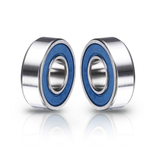 uxcell 8 Pcs 698-2RS Deep Groove Micro Bearing, 8x19x6mm Chrome Steel - size: 698-2RS