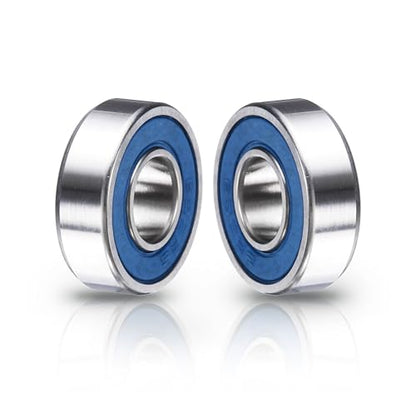 uxcell 8 Pcs 698-2RS Deep Groove Micro Bearing, 8x19x6mm Chrome Steel - size: 698-2RS