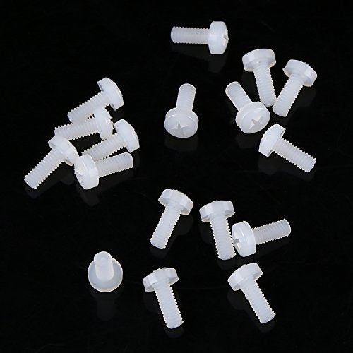 M2.5 Male Female Hex Nylon Standoff Spacer Kit 200pcs Assortment Screw Nuts Bolt Mount Set with Plastic Box