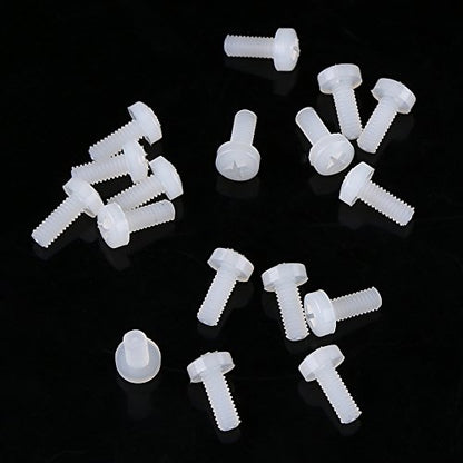 M2.5 Male Female Hex Nylon Standoff Spacer Kit 200pcs Assortment Screw Nuts Bolt Mount Set with Plastic Box