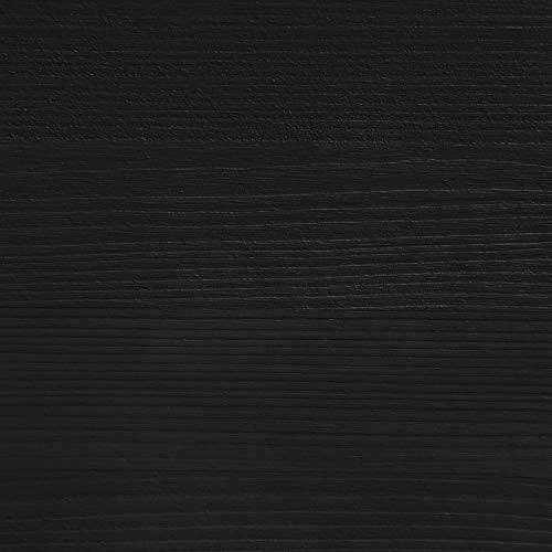 Creative Deco XL Black Wooden Box Storage with Hinged Lid - color: Black, size: XL | Handles
