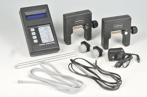 hBARSCI Complete Photogate System - 2 Gates, 4 Timer Modes - Precisely Time Events Within Physics Experiments