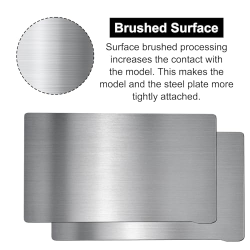 2 PCS Flex Build Plate, Spring Steel Flexible Plate Flex Bed and Magnetic Base Platform for ELEGOO Saturn 4 /Saturn 4 Ultra/Saturn 3/Saturn 3 Ultra/Saturn 2 8K/Saturn 8K 3D Printer, 224x129mm - size: Saturn 4/3/2 (224x129mm)