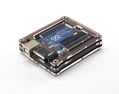 C4Labs Zebra Case Kit for the Arduino Uno R2, R3, R4, R4 WiFi (not Included) - Wood