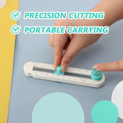 Rotary Circle Cutter – 0.6"-4" Radius Knife for Scrapbooking & Card Making