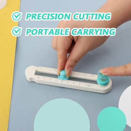 Rotary Circle Cutter – 0.6"-4" Radius Knife for Scrapbooking & Card Making
