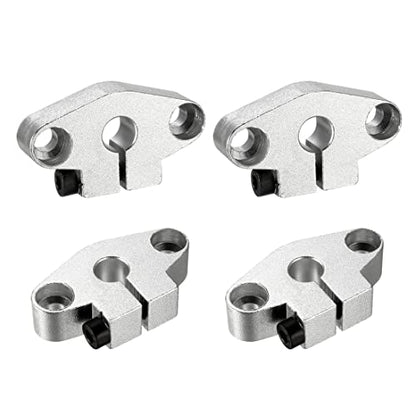 4pcs SHF8 Aluminum Linear Rod Rail Shaft Support 8mm Linear Motion Guides for CNC 3D Printer - size: 8mm, style: SHF