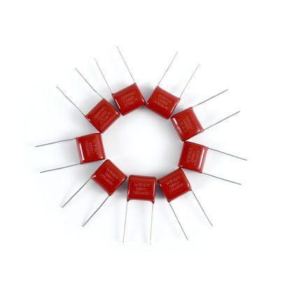 20pcs 400V 105J 1UF CB22 Metallized Polypropylene Polyester Film Capacitors Kit - style: 400V 105J 1UF