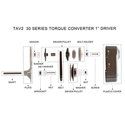 Torque Converter Go Kart Clutch Set 1" For 10T 40/41 and 12T 35 Chain for Manco Comet TAV2 (30 Series) - size: 1" 10T 40/41 and 12T 35 Chain