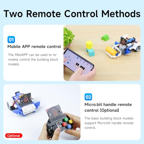 Yahboom Micro:bit Building Robot Kit 16 in 1 STEM Projects Standard with Sensor Module DIY (Standard Kit with microbit V2) - color: Standard Kit With V2