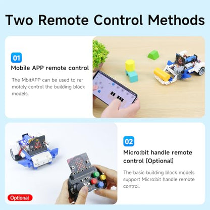 Yahboom Micro:bit Building Robot Kit 16 in 1 STEM Projects Standard with Sensor Module DIY (Standard Kit with microbit V2) - color: Standard Kit With V2