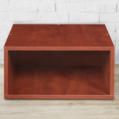Niche Cubo Half Size Stackable Storage Cube- Warm Cherry (PC1206WC)