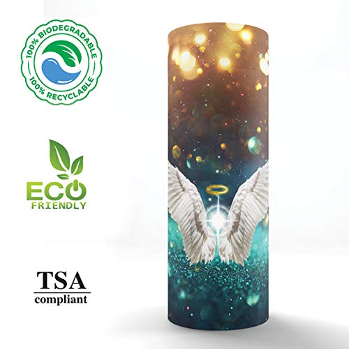 Guardian Angel Scattering Tubes for Human Ashes TSA Approved Scattering Urn and Eco-Friendly Biodegradable Urns for Human Ashes & Biodegradable Urn for Burial at Sea - color: Guardian Angel, size: Medium 10"x4"