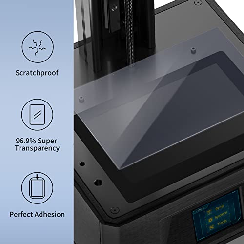 ANYCUBIC 5PCS Photon Mono 4/Mono 4 Ultra Screen Protector, 7 Inches Anti Scratch Film