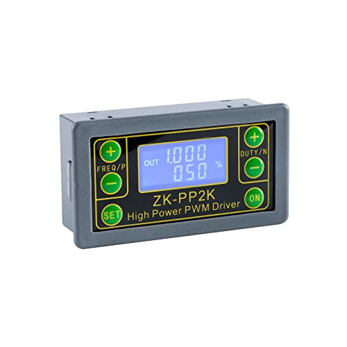 Function Signal Generator, ZK-PP2K PWM Pulse Frequency Generator, 1Hz-150KHz PWM Motor Speed Regulation/LCD Pulse Frequency Cycle Module Adjustable Driver Module/PWM Signal Generator