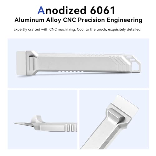 3D Printer Scraper Tool,Upgrade All Metal 3D Print Spatula for Model Removal,with 3pcs Blade Compatible with Bambu Lab Build Plate Cooktop Scraper X1,P1 Series,SK5 Steel 3D Printings Shovel