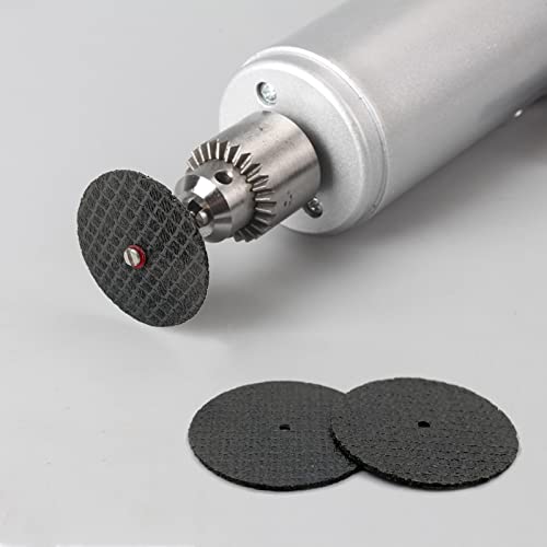50pcs Rotary Tool Cut Off Wheels 1-1/4'' Fiberglass Reinforced Cutting Wheel Discs with 4Pcs Mandrels Rotary Tool Accessories for Cutting Metal, Wood, Stone - style: 1-1/4''