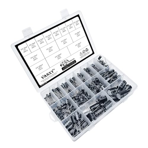 15Values 25V Aluminum Electrolytic Capacitor 10uF-3300uF kit