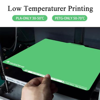 Cool Plate for Lab X2D/P2S/P1S/P1P/A1/X1C Low Temperature Cold Build Plate - color: Green, size: P2S/P1S/P1P/X2D/X1C/A1