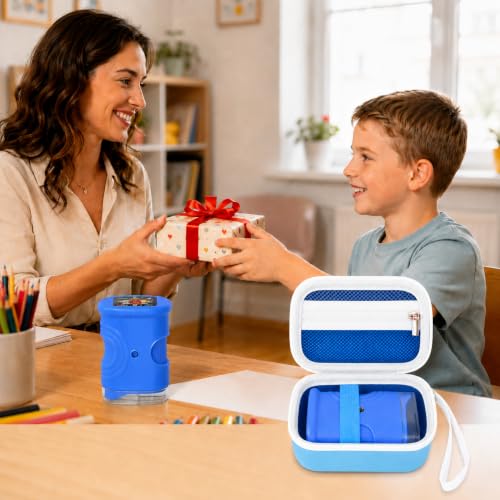 ANKHOH Handheld Microscope Case for Edubini for BEBANG for BMDSAE, Blue - color: Blue