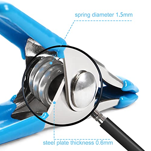 Small Spring Clamps for Woodworking,Backdrop Clips,Mini Clamps for Crafts,Photography Studio and Muslin Backdrop,Metal Heavy Duty 2Inch 30PCS