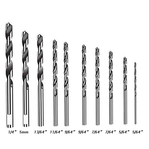 Self Centering Hinge Drill Bit Set,5/64"-1/4" for Precision Pilot Holes - size: 22PC