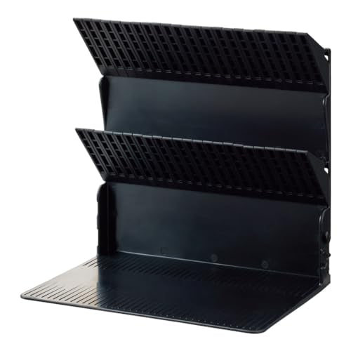 Lihit Lab A3577-24 Single Book Stand Bookend A4 Black - color: Black, size: Normal: Width: Approx. 7.9 inches (2, style: A4