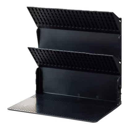 Lihit Lab A3577-24 Single Book Stand Bookend A4 Black - color: Black, size: Normal: Width: Approx. 7.9 inches (2, style: A4