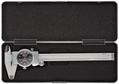 Fowler 52-008-707-0, Premium Dial Caliper with 0-6" Measuring Range (Black) - color: Black, size: 6"