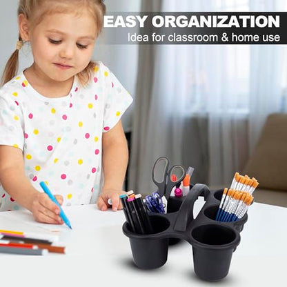 6 Pack Classroom Caddy For School,Cup Caddy for Drink