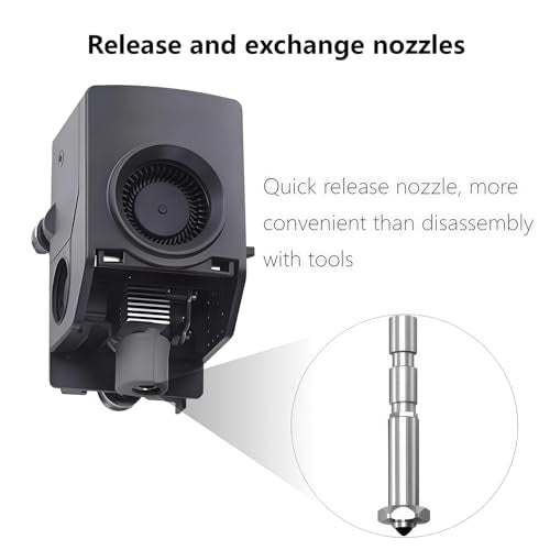 0.4MM Hotend for Anycubic Kobra 3 Max, Integrated Quick Swap Hardened Steel Nozzle High Flow High Speed Hot End Assembled Kit for Kobra 3 Max, Kobra 3 Max Combo 3D Printers - color: 0.4mm Hotend