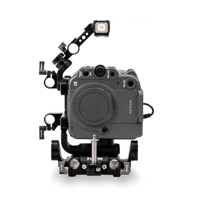 Tilta Vertical Mounting Camera Cage Kit Compatible with Sony FX6 | Includes: Baseplate | Side Arm | Functional Top Plate | Battery Plate | Vertical Mounting Plate | Video Mounting Bracket | Top Handle - style: Vertical Mounting Kit (V-Mount)