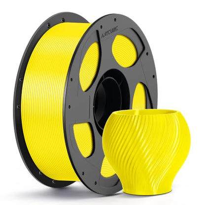 ANYCUBIC PETG Filament 1.75mm, 1KG Reusable Spool, Yellow - color: 1kg Petg Classic Yellow