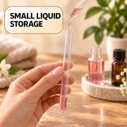 Joyclub 50pcs 12x100mm(8ml) Clear Plastic Test Tubes with Caps for Scientific Experiments, Halloween, Christmas, Scientific Themed Birthday Party Supplies, Decorate The House, Candy Storage - style: 50 Pack Test Tubes