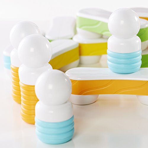 Guidecraft Grippies Links - 24 Piece Set, Stem Soft Grip Magnetic Building Toy for Toddlers - style: Links - 24 pc. set