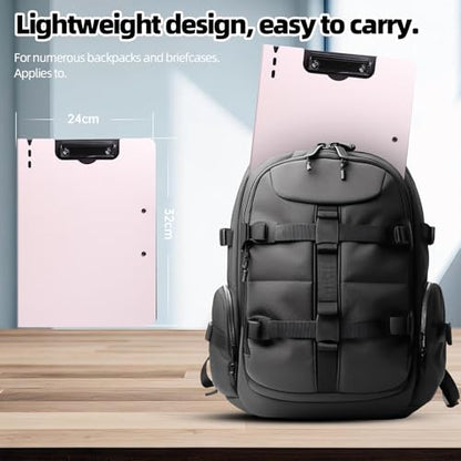 FRETONBA Clipboard Folder, 2 Pcs A4 Foldable Pink - style: 2Pack-Pink