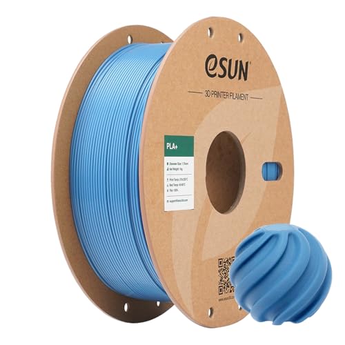 eSUN PLA+ Filament 3D Printer Filament PLA Plus 1KG Haze Blue - color: Hu-haze Blue, size: 1KG