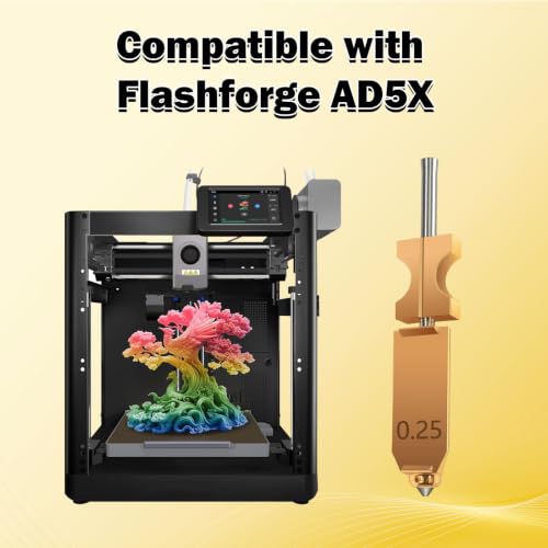 for AD5X Upgraded 0.25MM Nozzle Assembled Extruder Hotend Printhead Kit - size: 1 PCS