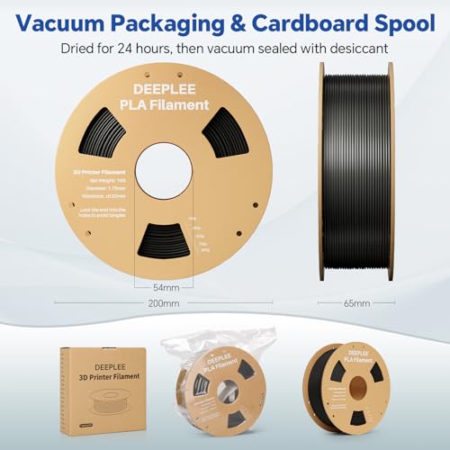 PLA 1.75mm 3D Printer Filament, 2 Pack 1kg Beige/Brown - color: 2*beige/Brown