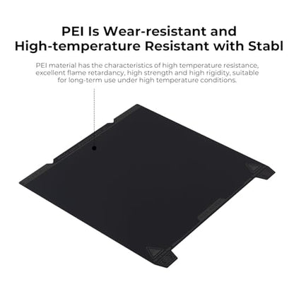 Creality K1 Max Smooth PEI Build Plate 315 * 310mm Without Soft Magnetic Sticker, High-Strength Spring Steel Platform with Smooth PEI Surface for K1 Max, Ender 3 Max Neo, Ender 3 S1 Plus 3D Printers - style: K1 Max PEI Build Plate