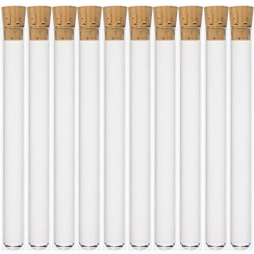 16x150mm Borosilicate Glass Test Tubes with Cork Stoppers, 23ml Vol, Karter Scientific 201B1 (Pack of 10) - size: 16X150MM, style: PACK OF 10
