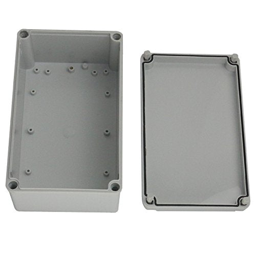 Ogrmar Plastic Dustproof IP65 Junction Box DIY Case Enclosure 10x6x4 - size: 10" x 6" x 4"