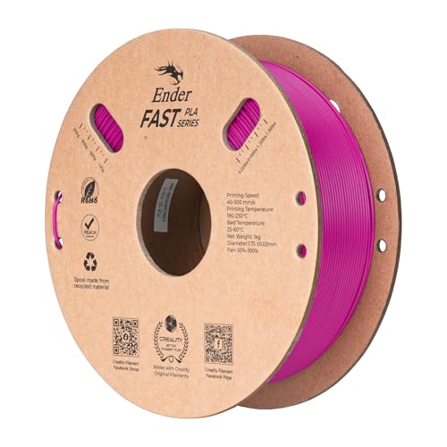 Creality Rapid PLA 3D Printer Filament, Purple, 1‑Pack, 1KG Total - color: Purple