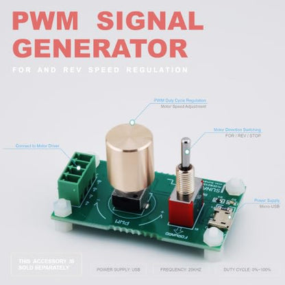 DC Motor Speed Controller, PWM Controller, Motor Driver - size: 15A-Brake Stop & Coast Stop