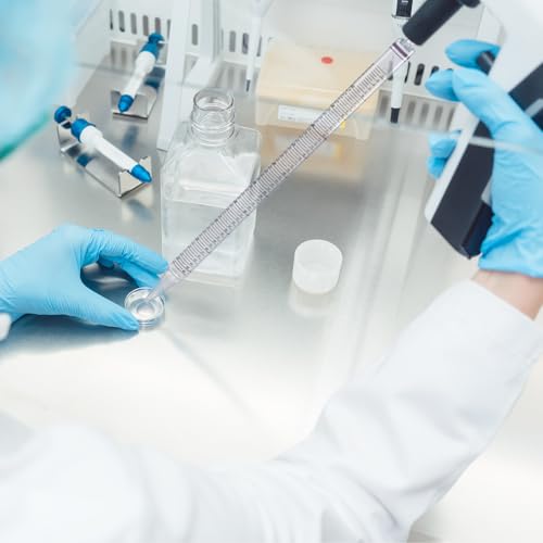 50mL Serological Pipette, 40Pcs Sterile Plastic Serological Pipet - size: 50ml-40Pcs