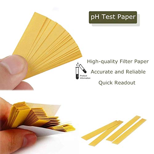 3 Pack pH.1-14 Test Paper Extensive Test Paper Litmus Test Paper 240 Strips pH Test with Storage Case for Saliva Urine Water Soil Testing Pet Food and Diet pH Monitoring (3 Pack with Storage Case) - size: 240 count (Pack of 3)